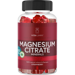 VitaYummy  Magnesium Citrate  (Strawberry) - 60 stk. - Health and Personal Care