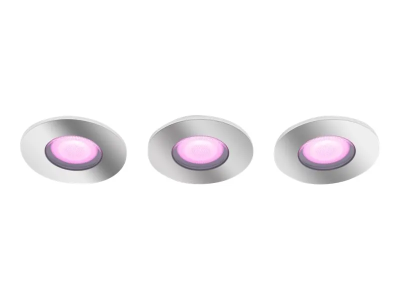 Philips Hue - Xamento Hue recessed chrome 3x5.7W - Electronics