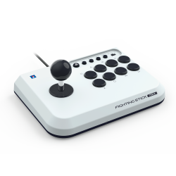 HORI - Fighting Stick Mini for PlayStation®5 - White - 8 inches by 6 inches - PlayStation 5