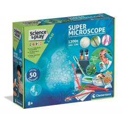 Clementoni - Super Microscope 1200x (I-78391) - Toys