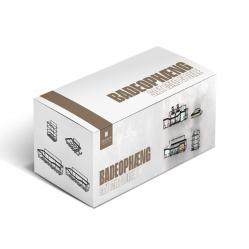 Scandinavian Collection - Bathroom Hanging Set - Black - Home and Kitchen