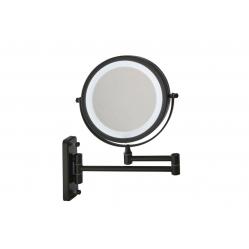 Glow Up - Makeup Artist Mirror - Double Sided w. LED - Black - Beauty