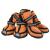 Porta21 - Wear Boots - Orange - S - Pet Supplies