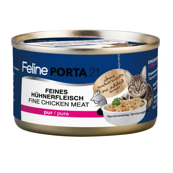 Porta21 - Feline Chicken Pure - 90 g - Pet Supplies