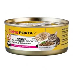 Porta21 - Feline Whole Tuna with Aloe Vera - 156 g - Pet Supplies