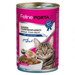 Porta21 - Feline Tuna Meat with Shrimps - 400 g - Pet Supplies