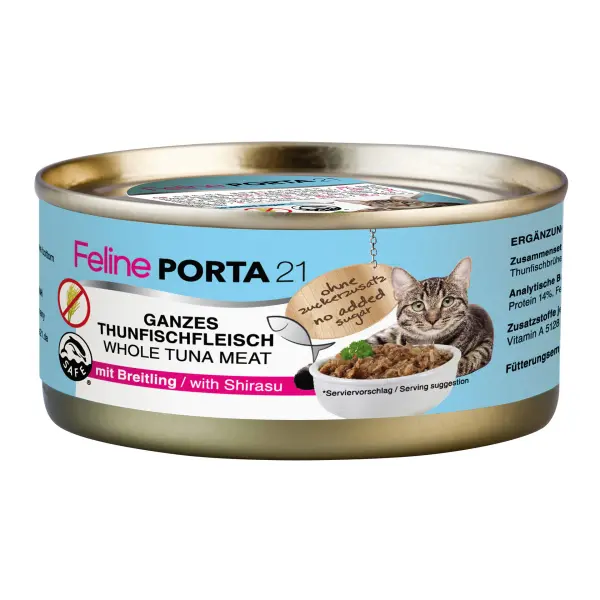 Porta21 - Feline Whole tuna meat Shirasu - 156 g - Pet Supplies