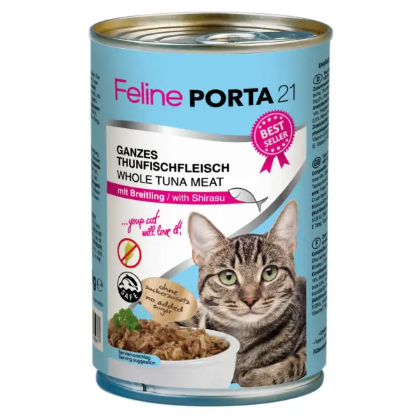 Porta21 - Feline Whole Tuna Meat Shirasu - 400 g - Pet Supplies
