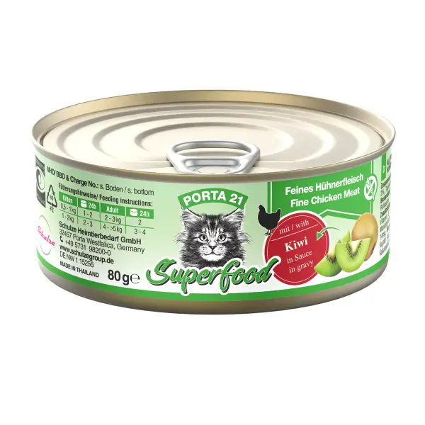 Porta21 - Superfood Chicken Kiwi - 80 g - Pet Supplies