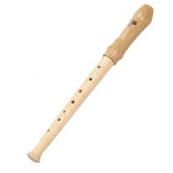 Music - Wooden Flute - Natural wood finish - Musical Instruments & DJ