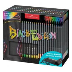 Faber-Castell - Black Edition Colour Pencil Roll (116418) - Toys