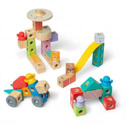 Melissa & Doug - Blockables Building Set Town (806012) - Toys