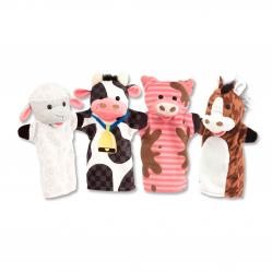 Melissa & Doug - Hand Puppets Farm Friend (806021) - Toys