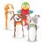 Melissa & Doug - Hand Puppets Playful Pets (806022) - Toys