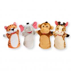 Melissa & Doug - Hand Puppets Zoo Friends (806023) - Toys