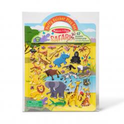 Melissa & Doug - Reusable Puffy Stickers Playset Safari (806037) - Toys