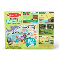 Melissa & Doug - Reusable Sticker Pad Habitats (806040) - Toys