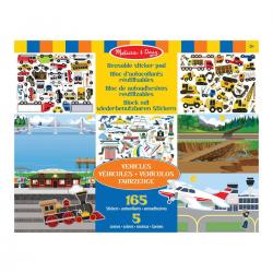 Melissa & Doug - Reusable Stickers Pad Vehicles (806044) - Toys