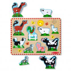 Melissa & Doug - Sound Puzzle Farm Animals (806128) - Toys