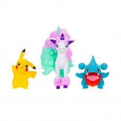 Pokémon - Battle Figure 3 pack - Pikachu, Gible & Ponyta (PKW4097) - Toys