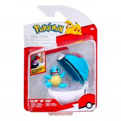 Pokémon - Clip N Go Squirtle with Lure Ball (PKW4164) - Toys