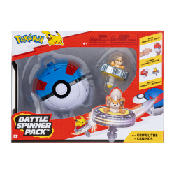 Pokémon - Battle Spinner Growlithe with Great Ball (PKW4937) - Toys