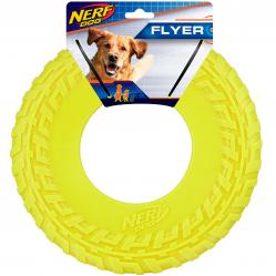NERF - Dog Large Tire Flyer - Blue/Green - Large - Pet Supplies