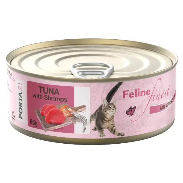 Porta21 - Feline Tuna Shrimps - 85 g - Pet Supplies
