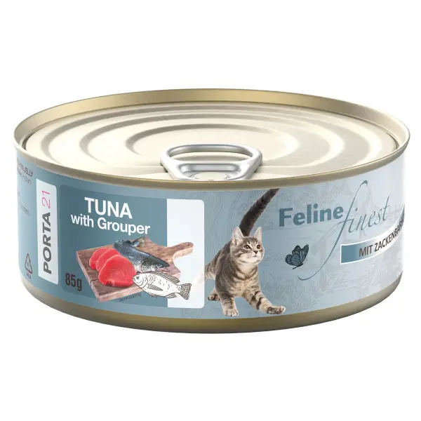 Porta21 - Feline Tuna Grouper - 85 g - Pet Supplies