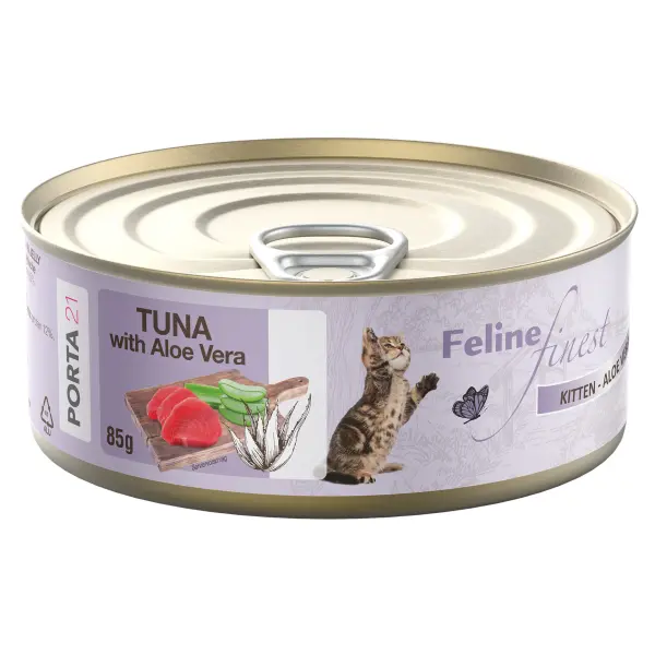 Porta21 - Feline Tuna Aloe - Kitten - 85 g - Pet Supplies
