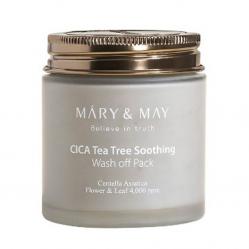 Mary&May - Cica Tea Tree Soothing Wash Off Pack - 125 g - Beauty