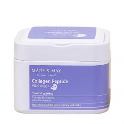 Mary&May - Collagen Peptide Vital Mask - 30 pcs - Beauty