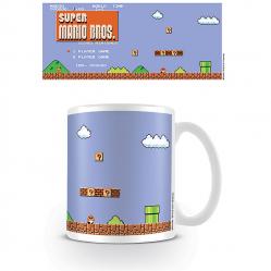Nintendo - Super Mario Retro Title Mug - White - Fan Shop and Merchandise