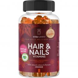 VitaYummy Hair & Nails (Orange) - 60 stk. (Christmas Edition 2025) - Health and Personal Care