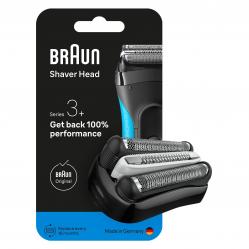 Braun - Series 3+ Electric Shaver ORIGINAL Replacement Head, 32B - Black - Health and Personal Care