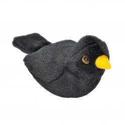 Wild Republic - Plush Toy Bird With Sound 18 cm European Blackbird (808027) - Toys
