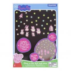 Paladone - Peppa Pig Glow in the Dark Wall Decal Stars - Fan Shop and Merchandise