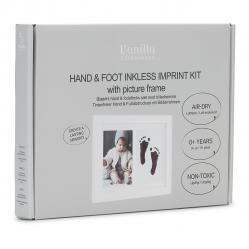 Vanilla Copenhagen - Hand & Foot Imprint - Black - 20,4 x 26,4 x 1,5 cm (MEMO7023) - Baby and Children