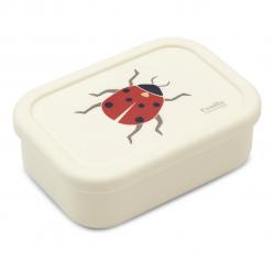 Vanilla Copenhagen - Lunch Box - Ladybug - Silicone - 700 ml (LUNC9625) - Home and Kitchen