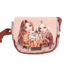TOPModel - Small Shoulder Bag FUR EVER FRIENDS - Powdery Pink and Copper - Small - Toys
