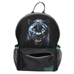 Dino World - Adventure World Backpack - Panther - Dark Grey with Vibrant Green Details - Toys