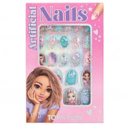 TOPModel - Artificial Nails Glitter BEAUTY and ME - Turquoise and Pink - Toys