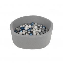 BabyTrold Ball Pool with Balls, Dark Grey - Toys