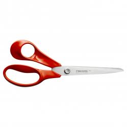 Fiskars - Classic Universal Scissors 21 cm, Left Hand, Red - Tools and Home Improvements