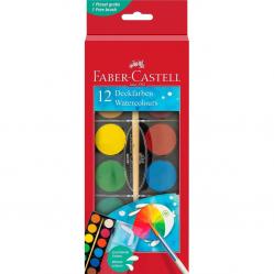 Faber-Castell - Watercolour paint box - 12 colours large (125018) - Toys