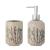 Bloomingville - Bea Soap Dispenser Set - Nature - Stoneware - Home and Kitchen