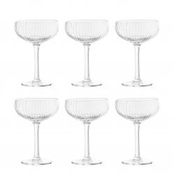 Bloomingville - Astrid Champagne Glass - Clear - Home and Kitchen