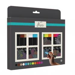 Nassau - Window/chalk Markerset, 23x17x2.5cm, 12 Pcs (AR0166/GE) - Toys