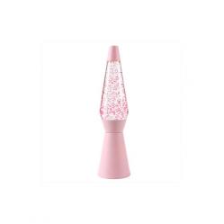 iTotal - Spaceship Glitter Lamp - Pastel Pink - 40 cm - Toys