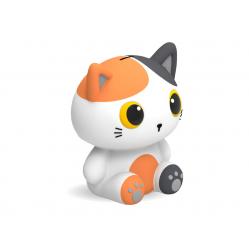 iTotal - Vertical Piggy Bank ORANGE CAT (XL2497R) - Baby and Children